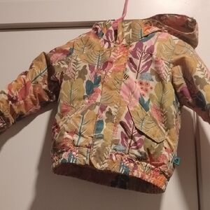 Burton Beige and Pink Fleece Jacket